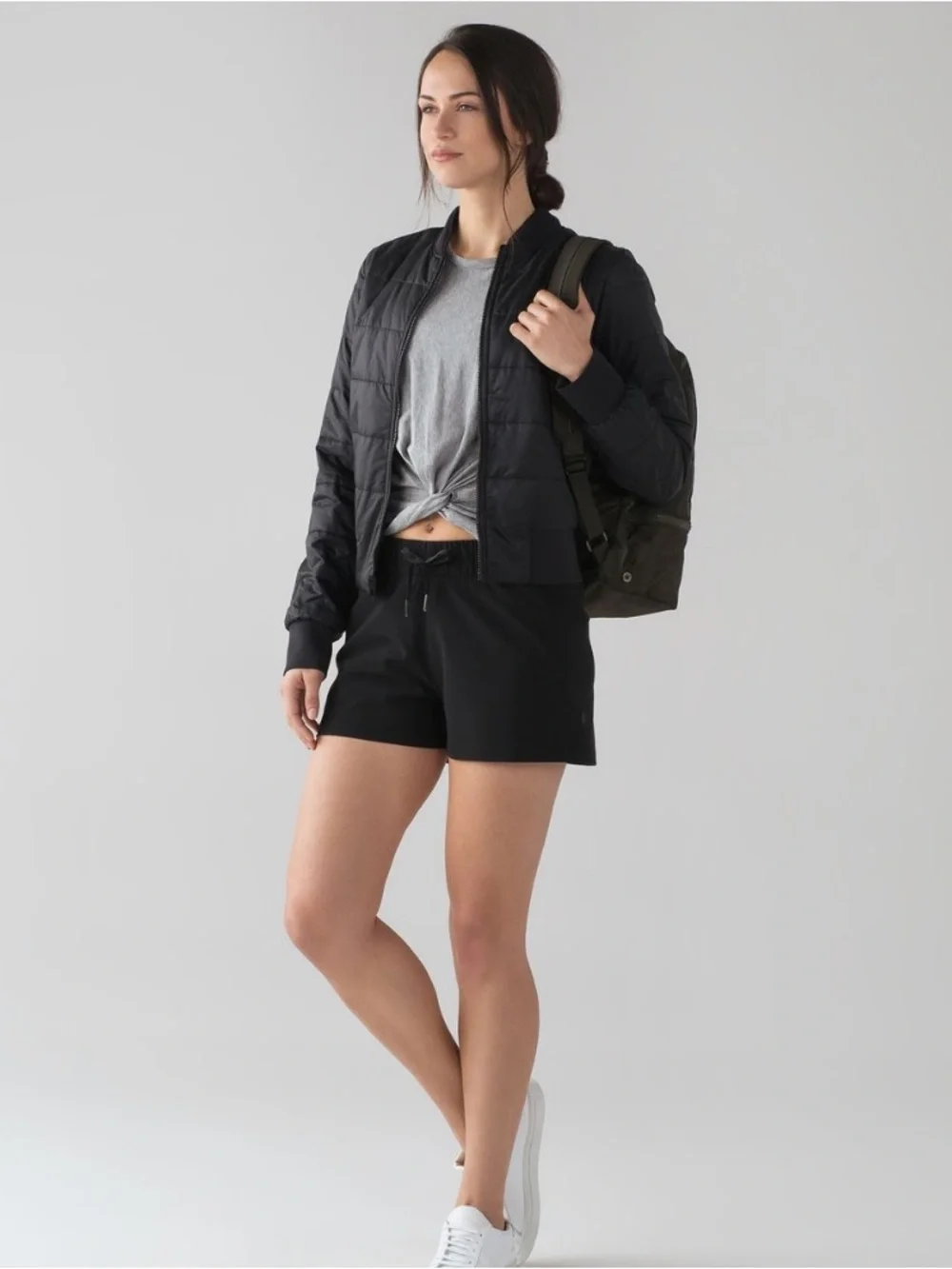 Lululemon On The Fly Short Black Woven